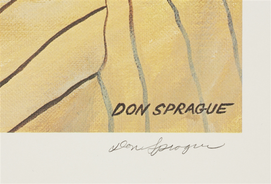 Joe Sewell Signed Don Sprague Lithos (Numbered to 750) (45)