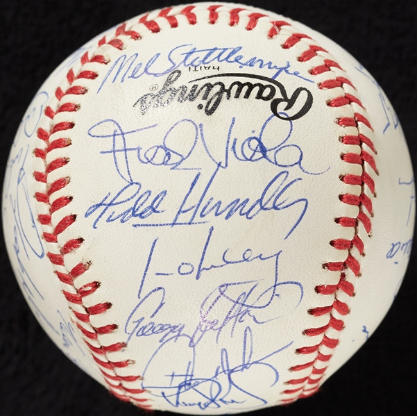 1990 New York Mets Team-Signed Baseball Hoard (13)