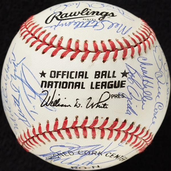 1990 New York Mets Team-Signed Baseball Hoard (13)