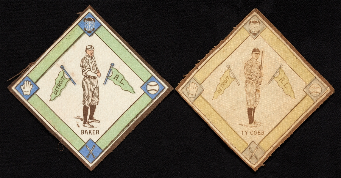 1914 B18 Blankets of Ty Cobb and Del Baker (2)