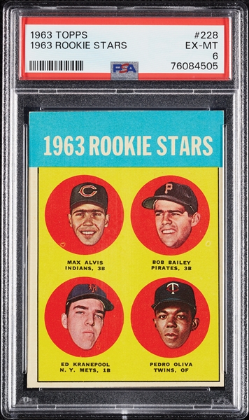 1963 Topps Tony Oliva RC No. 228 PSA 6