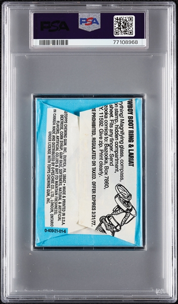 1977 Topps Autos of 1977 Wax Pack (Graded PSA 7)