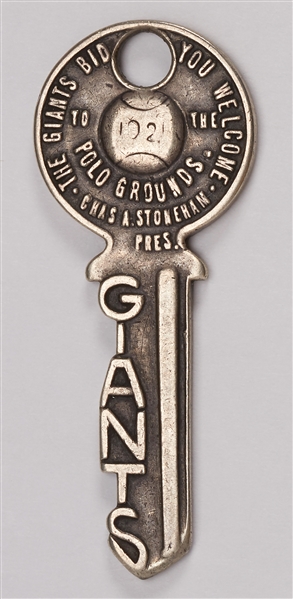 1921 New York Giants Season Pass Pendant