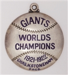 1923 New York Giants Season Pass Baseball Pendant