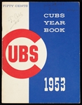Ty Cobb Signed 1953 Chicago Cubs Yearbook (BAS)