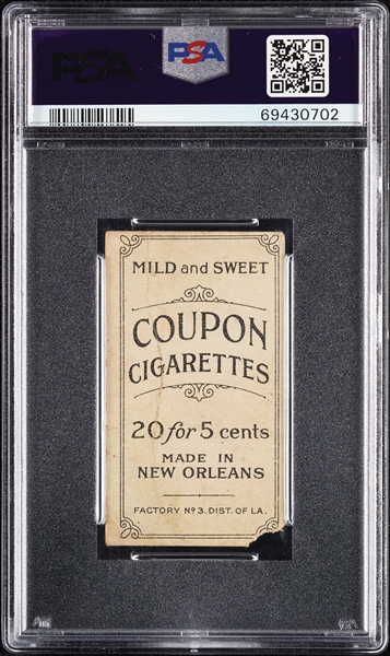 1914 T213 Coupon Cigarettes (Type 2) George McQuillan Pittsburgh PSA 1