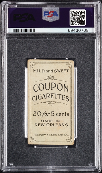 1914 T213 Coupon Cigarettes (Type 2) Fred Merkle PSA 1