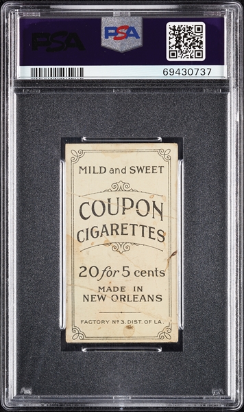 1914 T213 Coupon Cigarettes (Type 2) Tom Needham PSA 1