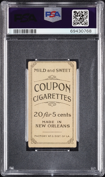 1914 T213 Coupon Cigarettes (Type 2) Wildfire Schulte PSA 1