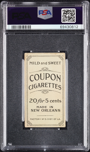 1914 T213 Coupon Cigarettes (Type 2) Ed Willett St. Louis PSA 1