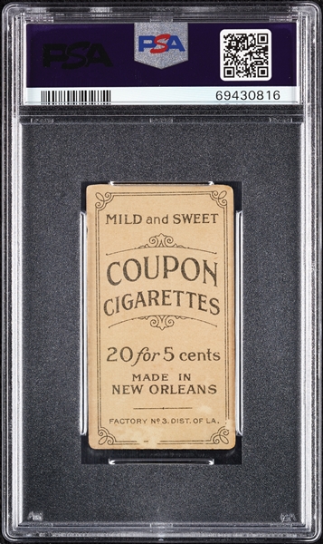 1914 T213 Coupon Cigarettes (Type 2) Owen Wilson PSA 1.5