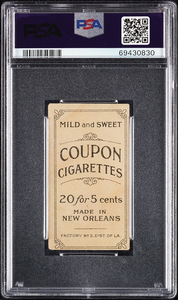 1914 T213 Coupon Cigarettes (Type 2) Heinie Zimmerman PSA 1 (MC)