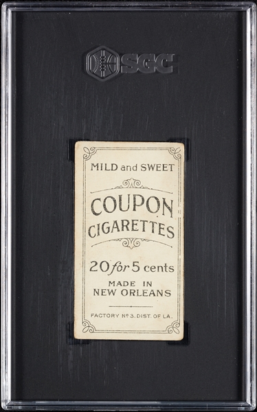 1914 T213 Coupon Cigarettes (Type 2) Ed Willett St. Louis SGC 2