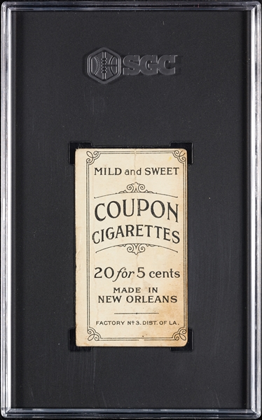 1914 T213 Coupon Cigarettes (Type 2) Larry Doyle Batting SGC 1