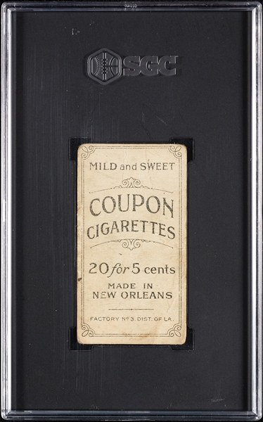 1914 T213 Coupon Cigarettes (Type 2) Heinie Wagner SGC 1