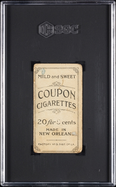 1914 T213 Coupon Cigarettes (Type 2) Jeff Sweeney New York SGC 1