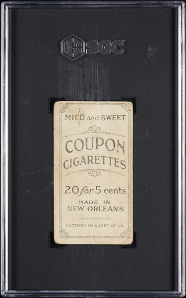 1914 T213 Coupon Cigarettes (Type 2) Jeff Sweeney New York SGC 1