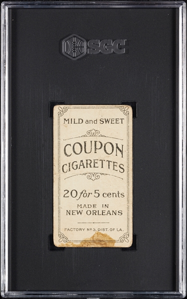 1914 T213 Coupon Cigarettes (Type 2) Nap Rucker Brooklyn SGC 1