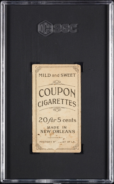 1914 T213 Coupon Cigarettes (Type 2) Dode Paskert Philadelphia Nat. SGC 1