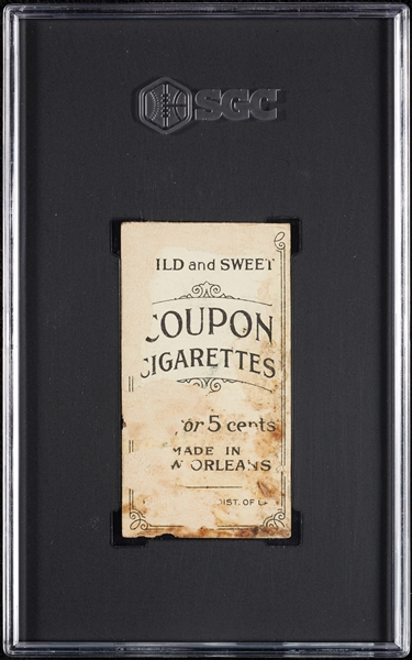 1914 T213 Coupon Cigarettes (Type 2) Owen Wilson SGC Authentic