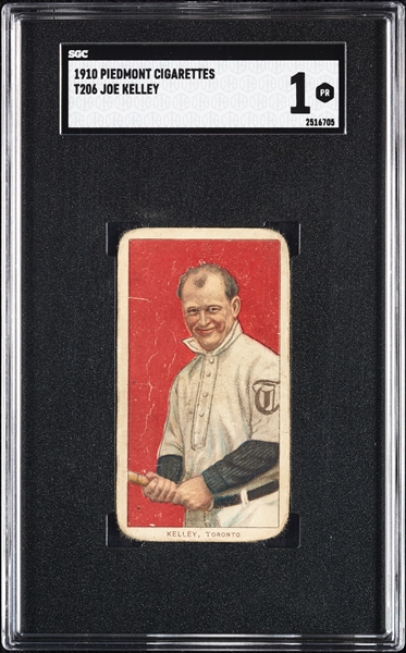 1909-11 T206 Joe Kelley SGC 1