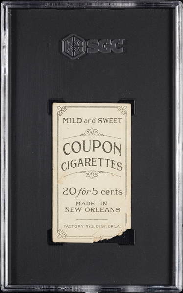 1914 T213 Coupon Cigarettes (Type 2) Dots Miller SGC Authentic