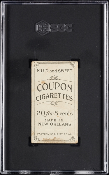 1914 T213 Coupon Cigarettes (Type 2) Danny Murphy SGC Authentic