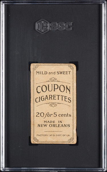 1914 T213 Coupon Cigarettes (Type 2) Larry Doyle Portrait SGC Authentic