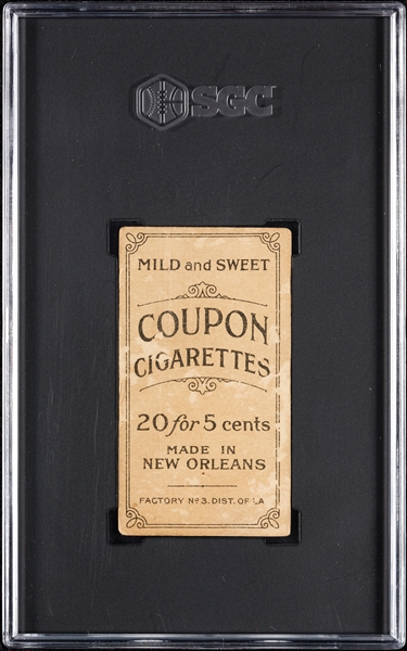 1914 T213 Coupon Cigarettes (Type 2) Larry Doyle Portrait SGC 1