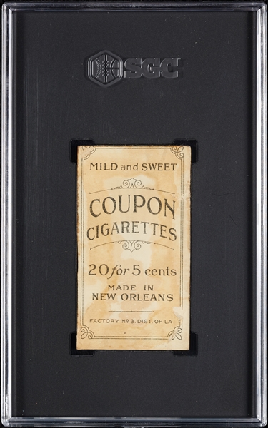 1914 T213 Coupon Cigarettes (Type 2) Tom Needham SGC Authentic