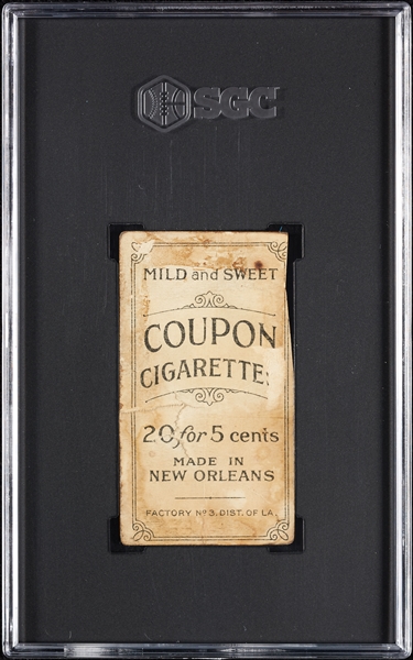 1914 T213 Coupon Cigarettes (Type 2) Danny Murphy SGC Authentic