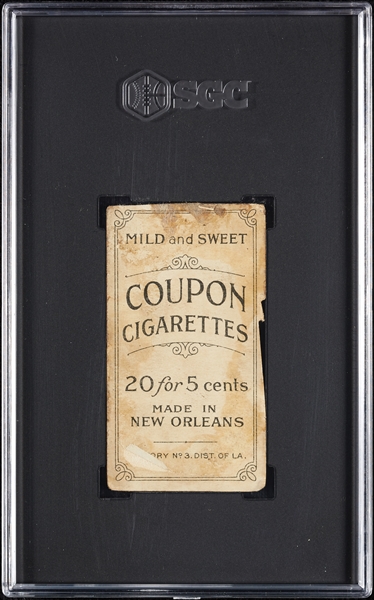 1914 T213 Coupon Cigarettes (Type 2) Tom Needham SGC Authentic