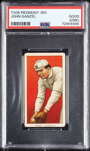 1909-11 T206 John Ganzel PSA 2 (MK)