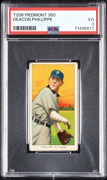 1909-11 T206 Deacon Phillippe PSA 3