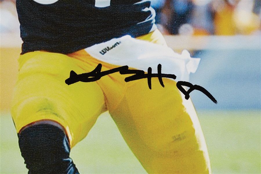 Antonio Brown & Le'Veon Bell Dual-Signed Canvas Print (JSA)