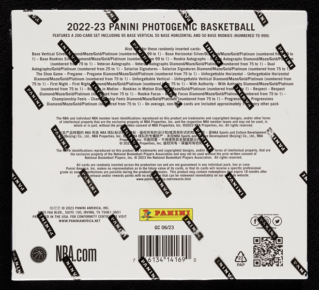 2022-23 Panini Photogenic Basketball Box (10)