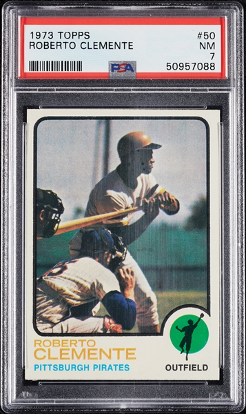 1973 Topps Roberto Clemente No. 50 PSA 7