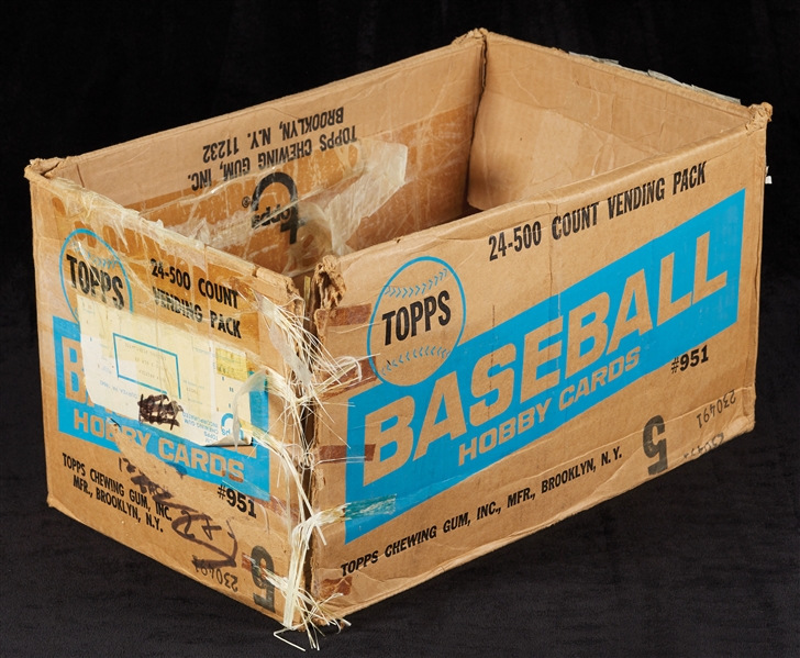 1970 Topps Baseball Empty Vending Case