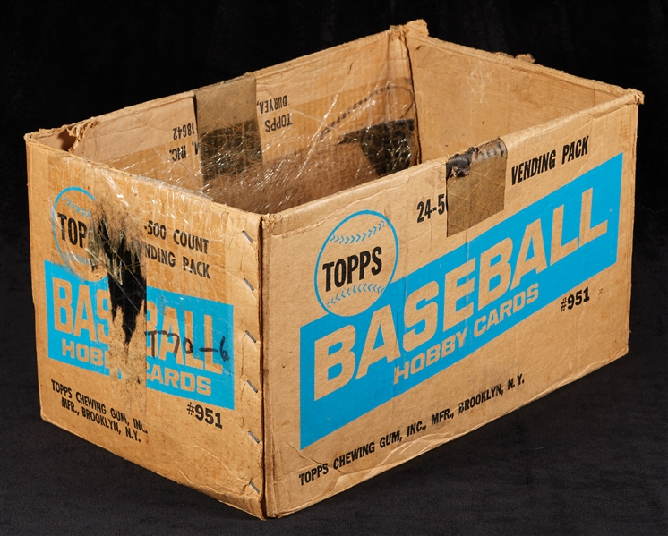 1971 Topps Baseball Empty Vending Case