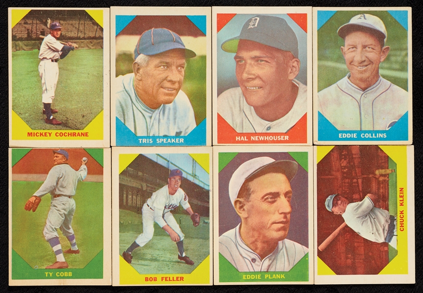 1960 Fleer Baseball Greats Group, 18 Hall of Famers (19)