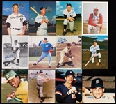 Signed 8x10 Photos Group with Mickey Mantle, DiMaggio (12)