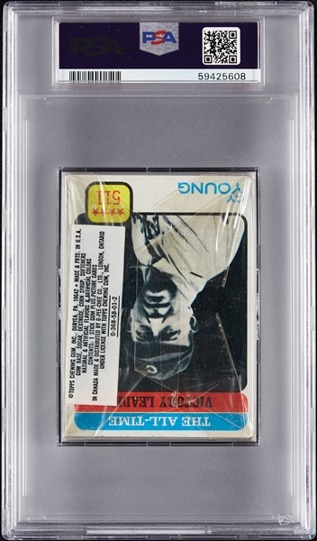 1973 Topps Baseball Cello Pack - Cy Young Victory Leader Back (Graded PSA 9)