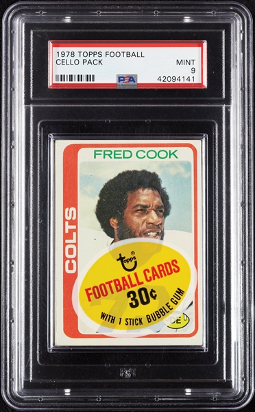 1978 Topps Football Cello Pack (Graded PSA 9)