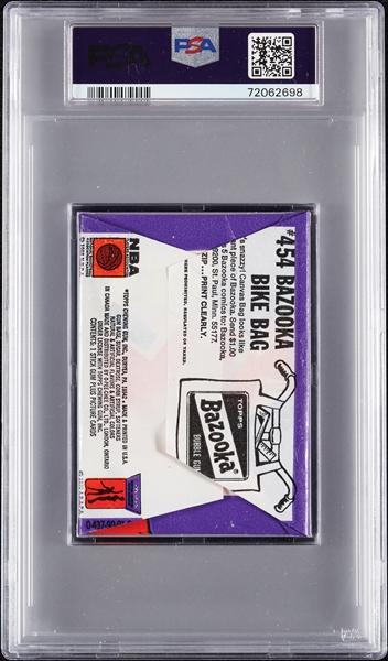 1972 Topps Basketball Wax Pack - Dave Cowens Back (Graded PSA 9)