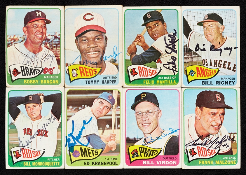 Signed 1965 Topps Baseball Group (110)