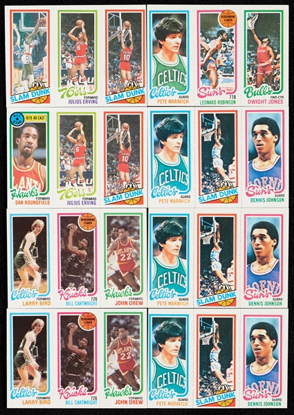 1980 Topps Basketball Large Group, 134 HOFers (245)