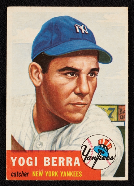 1953 Topps Yogi Berra No. 104 (Shortprint) EX