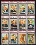1956 Topps Presidents Mostly PSA 8 Complete Set (36) - 33rd on PSA Set Registry