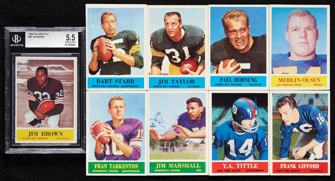 1964 Philadelphia Gum Football High-Grade Complete Set (198)