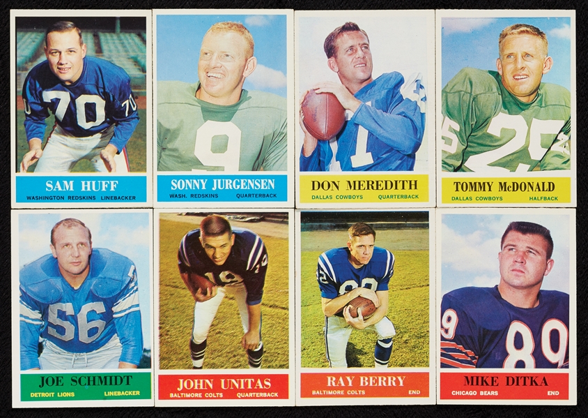 1964 Philadelphia Gum Football High-Grade Complete Set (198)